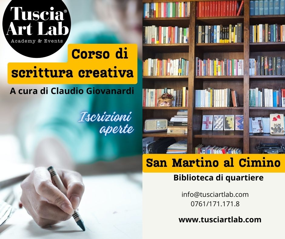 Corso di scrittura creativa e prima biblioteca di quartiere a San Martino  al Cimino - Occhioviterbese
