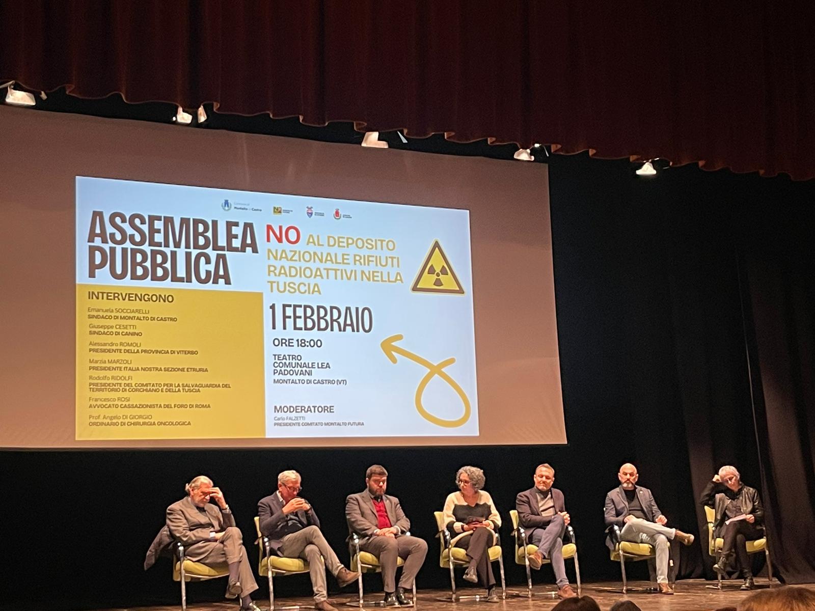No al deposito scorie radioattive in Tuscia - Uncategorized