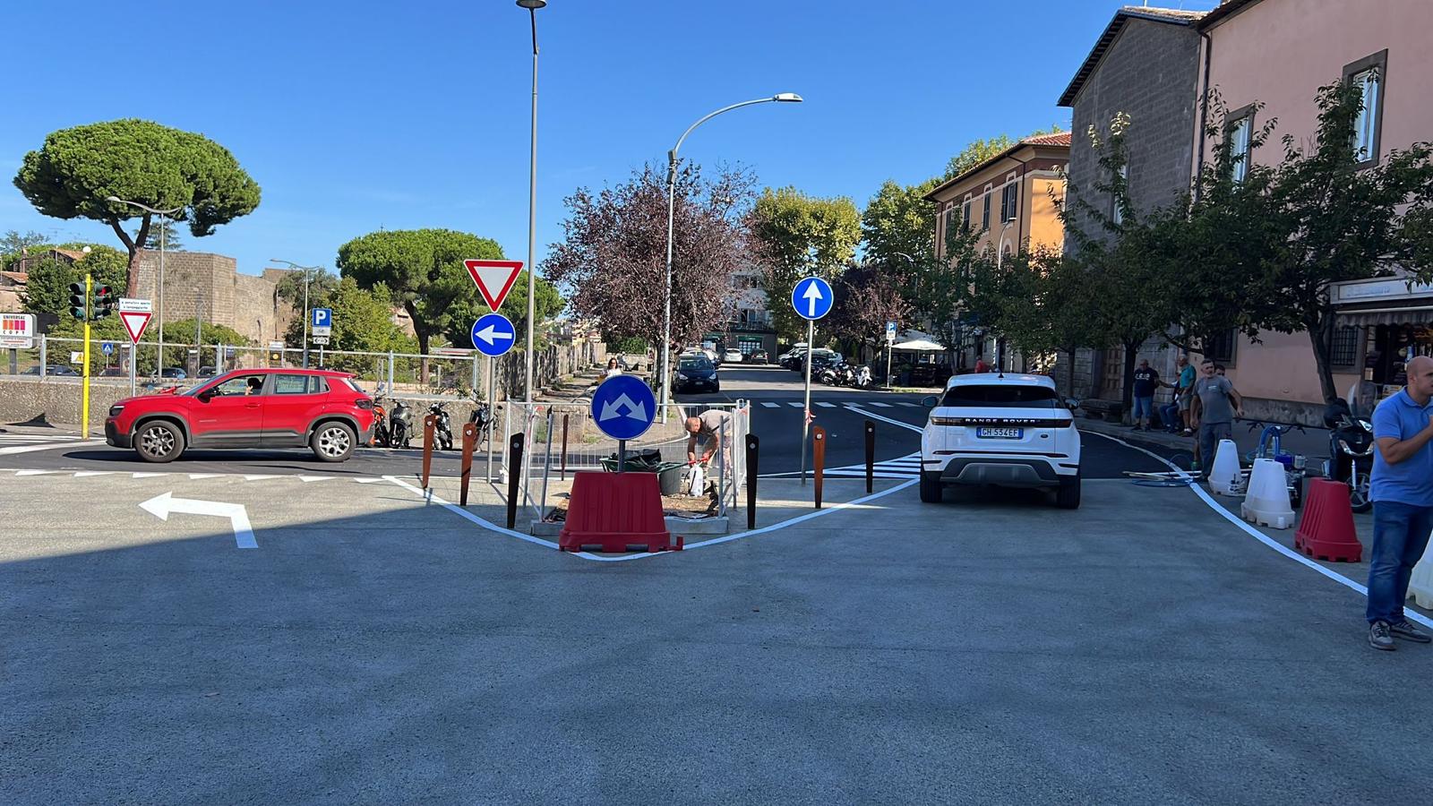 Viterbo: Piazza Crispi, lavori completati nei tempi previsti - Uncategorized