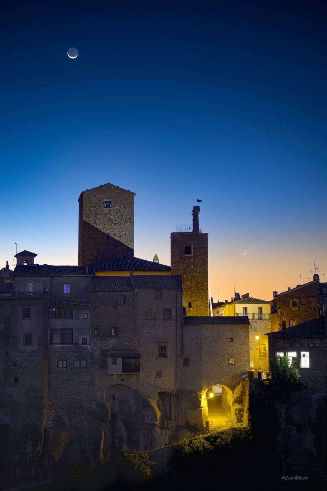 La cometa Tsuchinshan-ATLAS fotografata nei cieli della Tuscia - Uncategorized