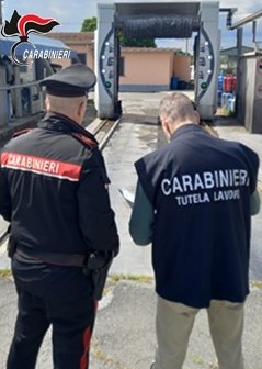 Controlli dei Carabinieri del Nucleo Ispettorato del Lavoro - Uncategorized