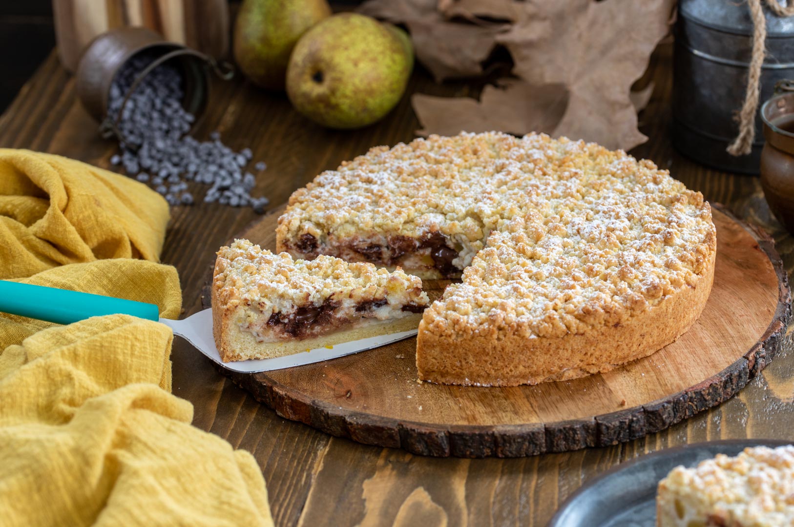 Sbriciolata “ricotta”, pera e cioccolato - Uncategorized