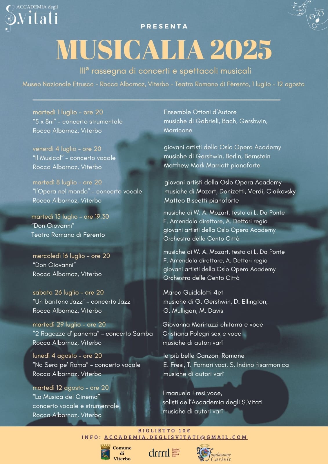 Terza edizione di "Musicalia 2025" - Uncategorized