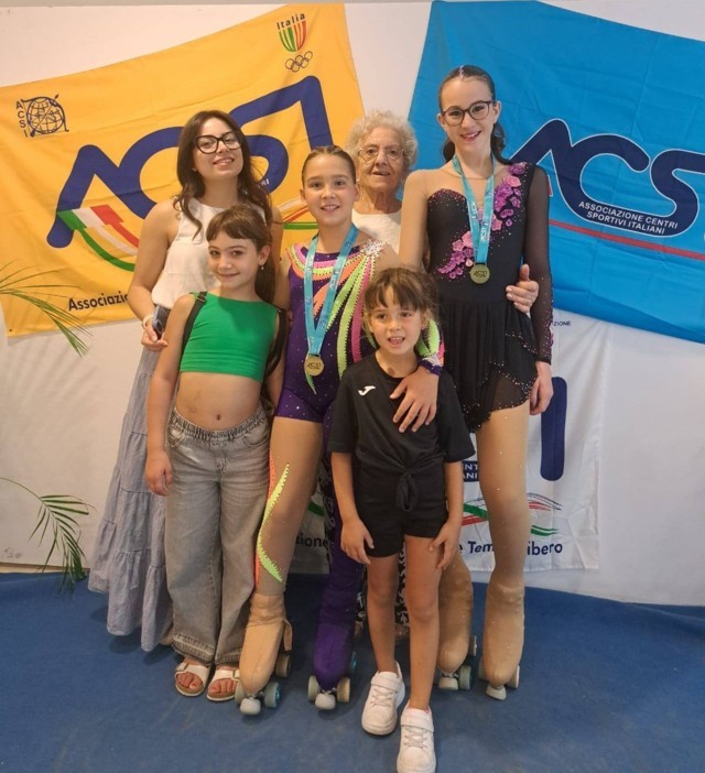 Ottime prove delle atlete della Libertas Pilastro pattinaggio al campionato nazionale ACSI - Uncategorized