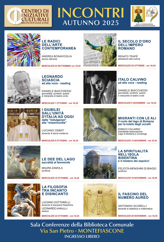 Montefiascone: appuntamenti del Centro di Iniziative Culturali - Uncategorized