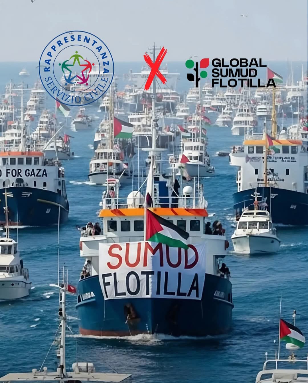 La Rappresentanza SCU a sostegno della Global Sumud Flotilla - Uncategorized