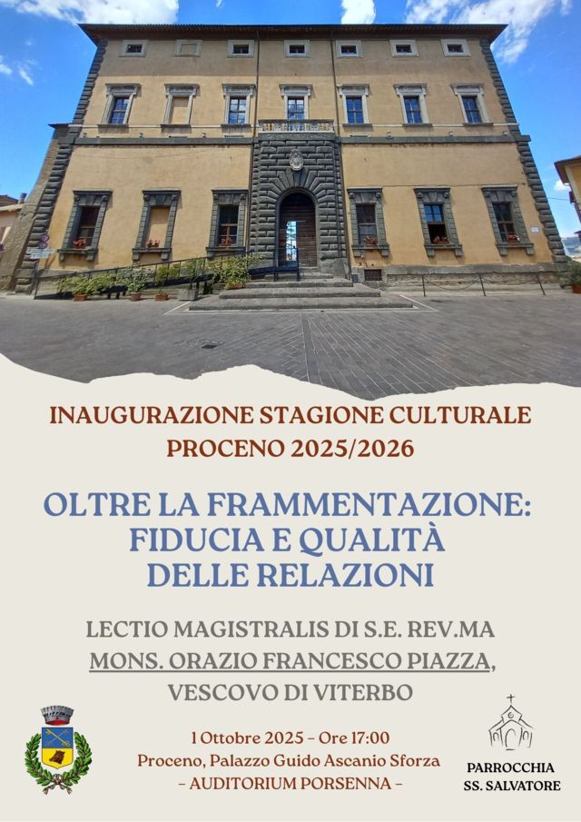 Proceno: inaugurazione stagione culturale 25-26 - Uncategorized