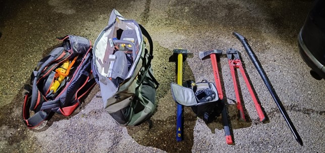 Vasanello: sequestro di attrezzi da scasso - Uncategorized
