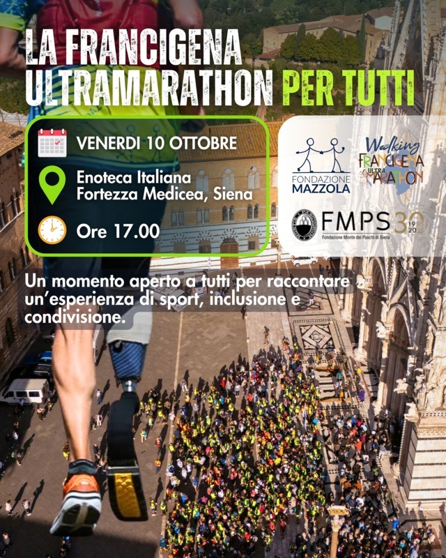 Francigena Ultramarathon per tutti: sport, inclusione e innovazione - Uncategorized