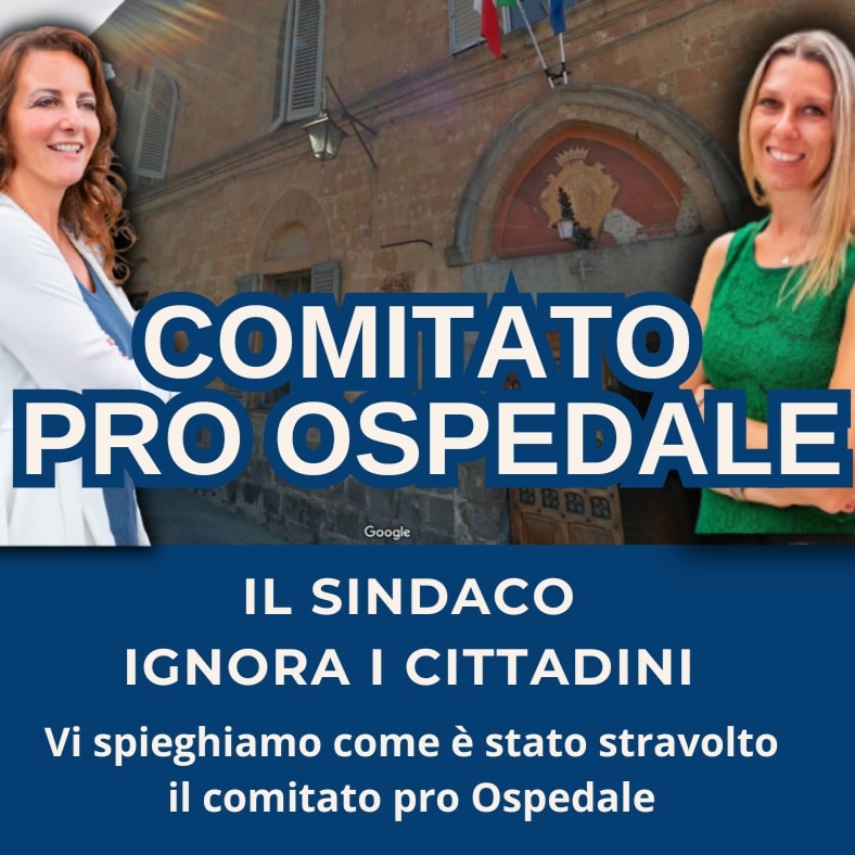 “Il Sindaco ignora i cittadini: stravolto lo spirito del Comitato Pro Ospedale” - Uncategorized