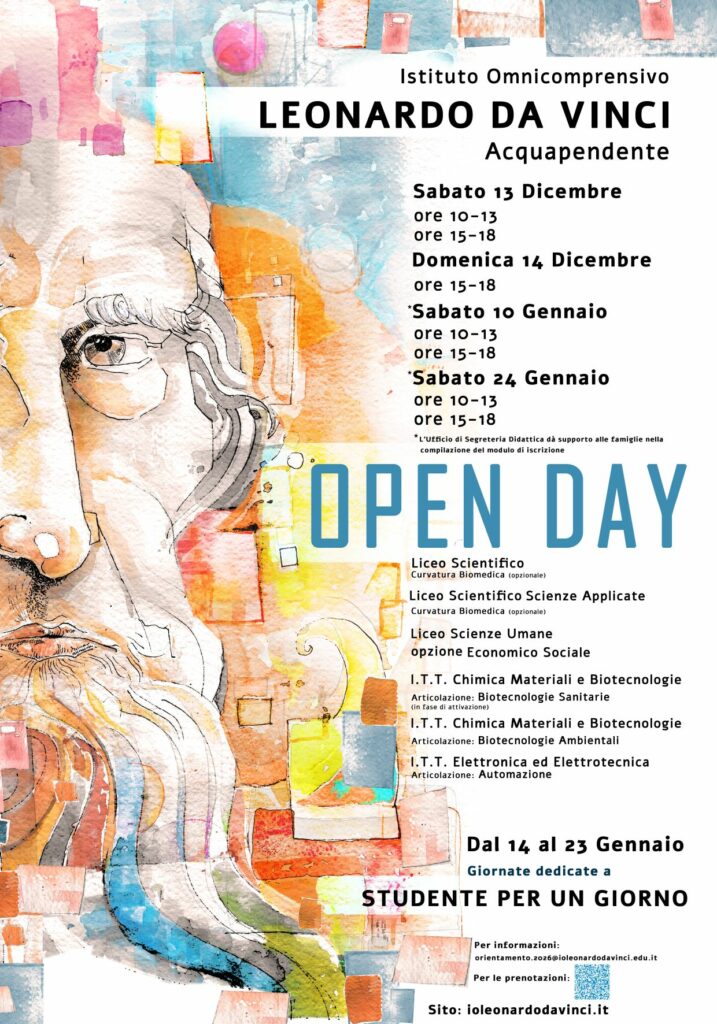 Open Day 2025: le “Sei Meraviglie dello Studio” dell’Istituto Omnicomprensivo “Leonardo Da Vinci” di Acquapendente - Un…