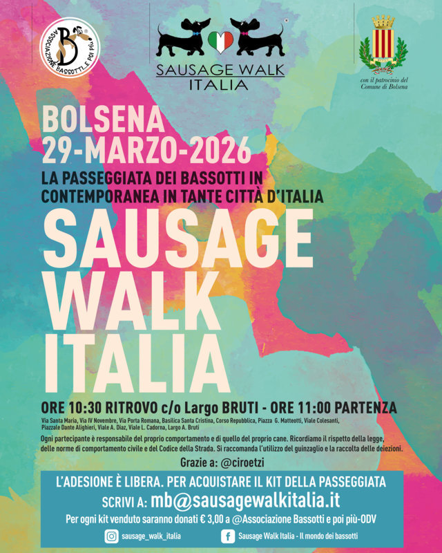 Sausage Walk Italia a Bolsena - Uncategorized