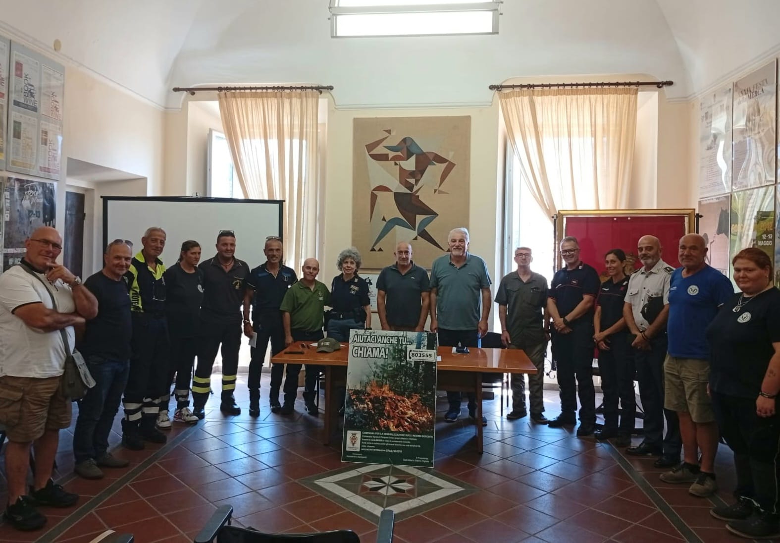 Presentata la campagna antincendio boschivo 2026 organizzata dall'Università Agraria - Uncategorized