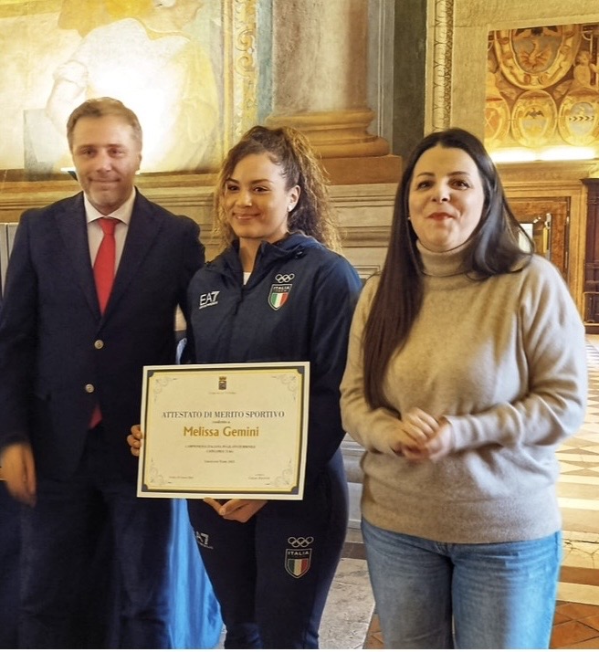 Viterbo festeggia Melissa Gemini: è medaglia d'oro ai Giochi del Mediterraneo. Le congratulazioni della città  - Uncate…