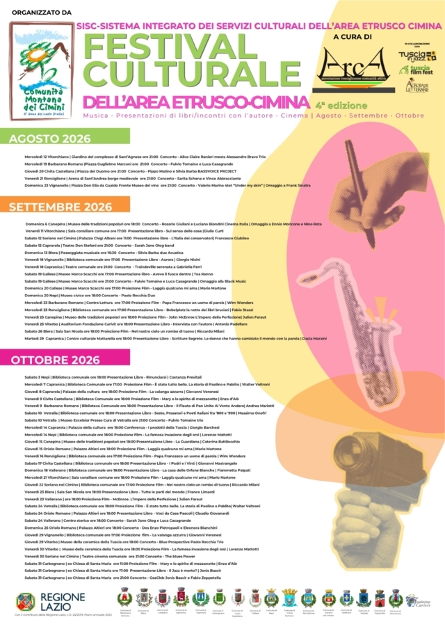 Al via il Festival Culturale dell'area etrusco-cimina - Uncategorized